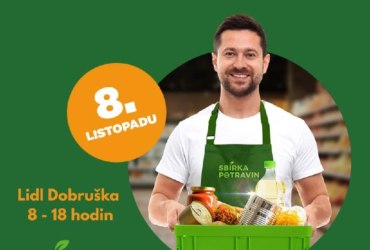 Potravinová sbírka v Lidlu 8.11.2025