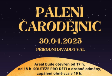 Pálení čarodějnic v Přírodním divadle