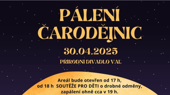 Pálení čarodějnic v Přírodním divadle