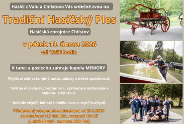 Hasičský ples v Chlístově 