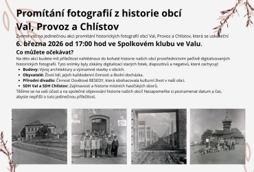 Promítání historických fotografií