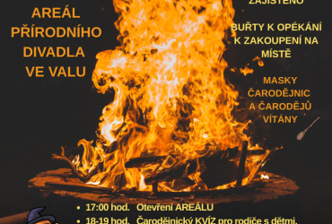 Pálení čarodějnic v Přírodním divadle Val