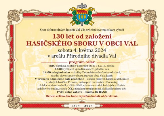 Oslavy 130 let SDH Val