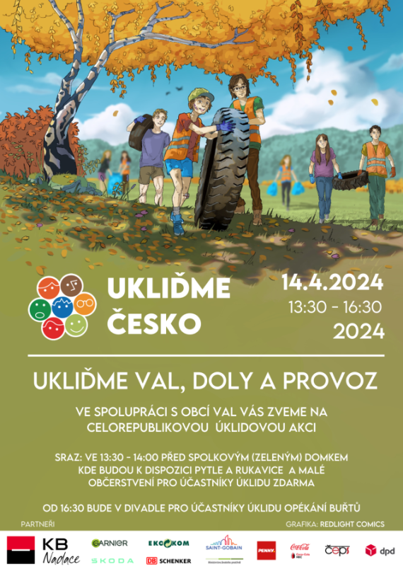 UKLIĎME VAL, DOLY A PROVOZ