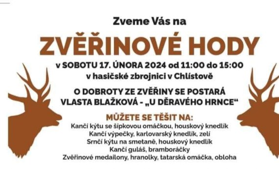 Zvěřinové hody v Chlístově