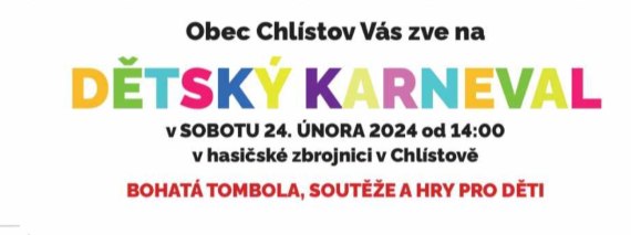 Dětský karneval v Chlístově 