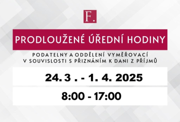 Daňové přiznání - informace